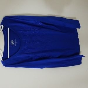 Justice dark blue long sleeve